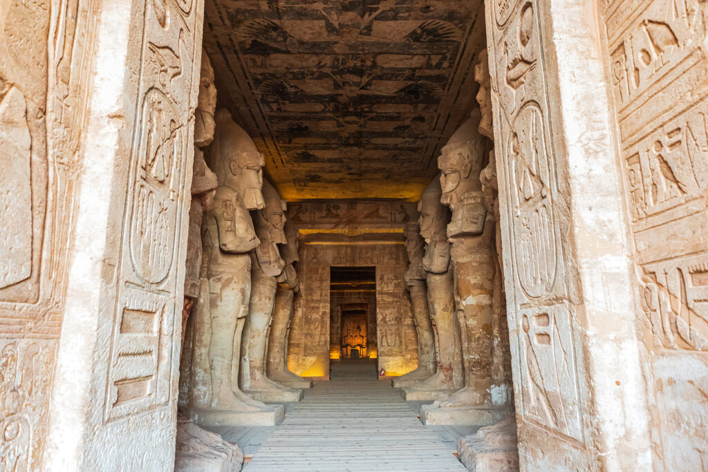 The Holiest of Holies of the Great Temple at the Ramses II Temples at Abu Simbel
