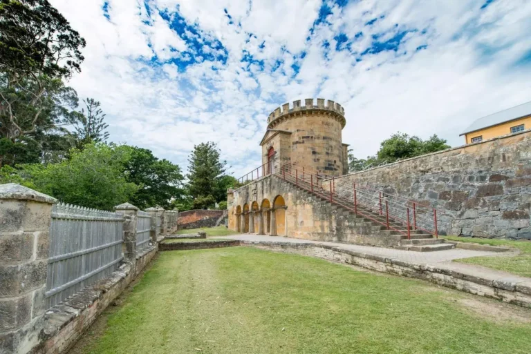 Historic stone building at Port Arthur, Tasmania