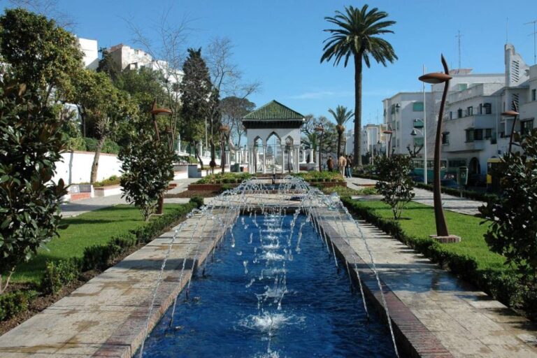 Fountain in Tetouan public garden