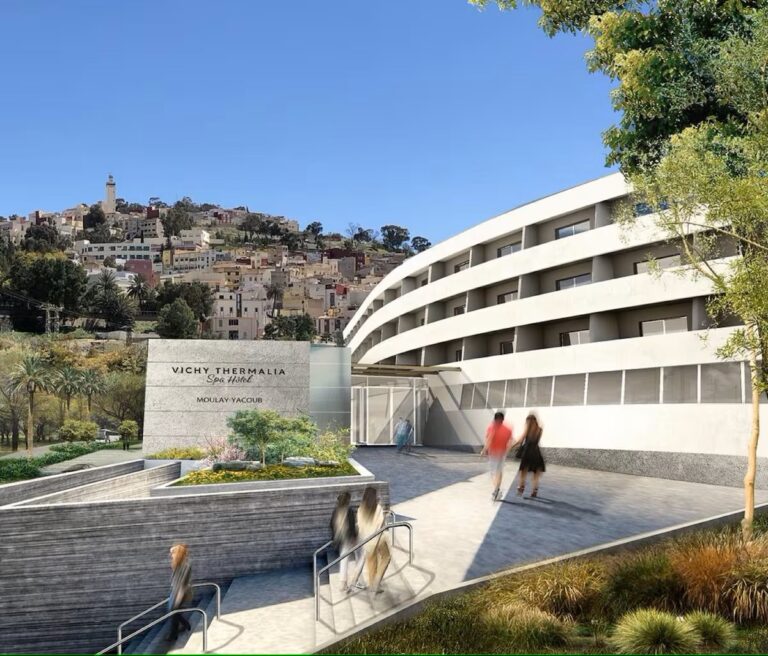 Vichy Thermalia Spa Hotel Moulay Yacoub with hillside view