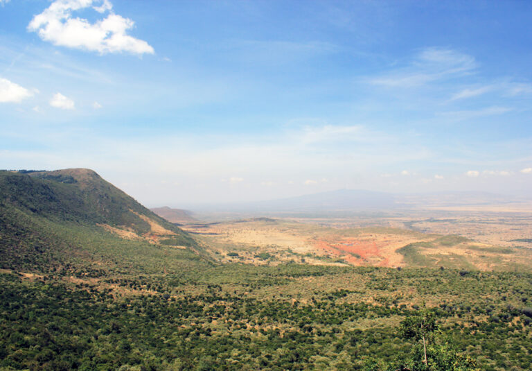 Scenic view of the Great Rift Valley in East Africa.