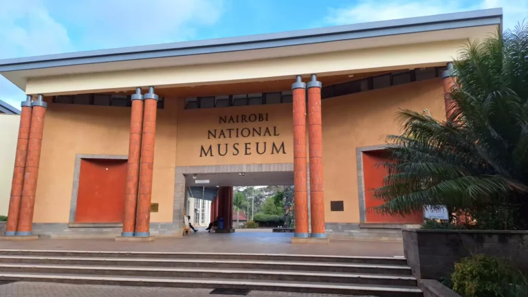 Entrance of Nairobi National Museum in Kenya