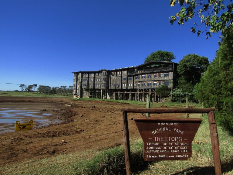 Treetops Hotel in Aberdare National Park, Kenya