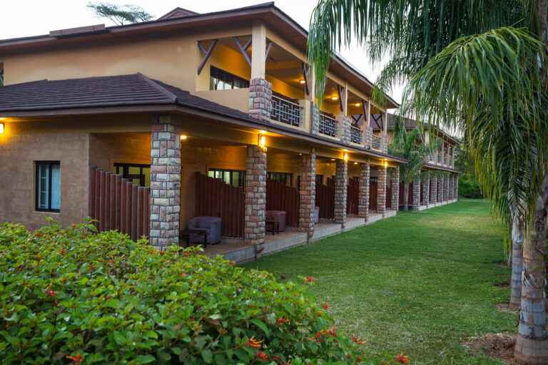 Exterior view of Lake Bogoria Hotel in East Africa
