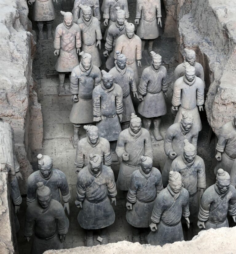 Terracotta Army statues in Xi'an