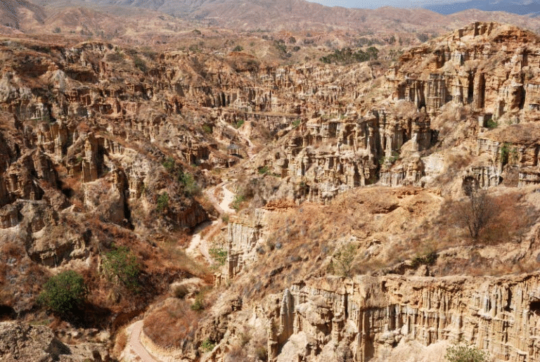 Yuanmou Earth Forest rock formations in China
