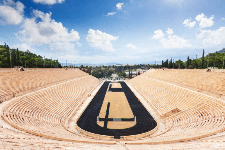 Panathenaic Stadium in Athens, Greece