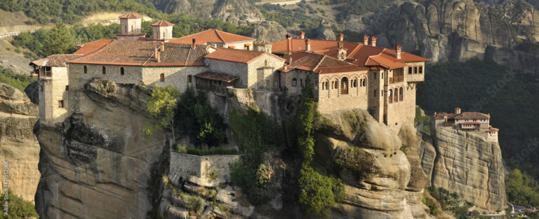Monastery at Meteora in Greece