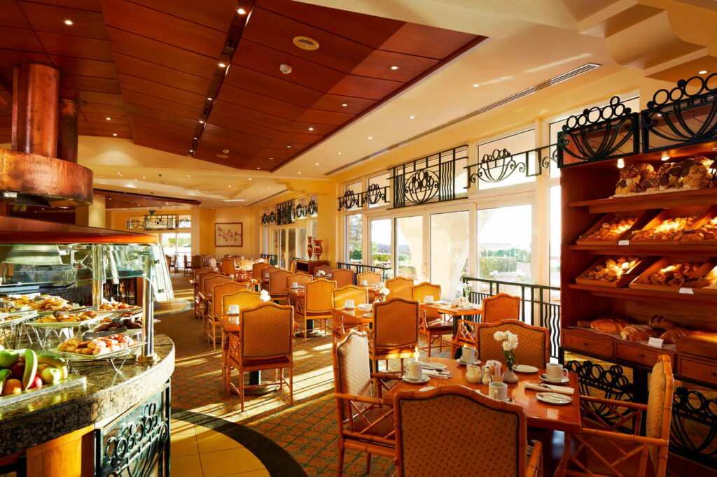 Elegant dining area at Hurghada Marriott Beach Resort.