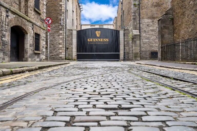 Guinness Storehouse gate in Dublin