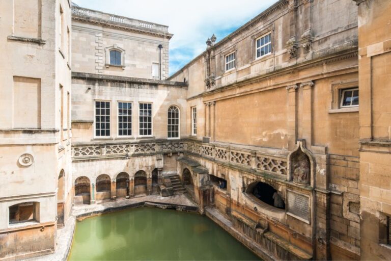 Ancient Roman Baths in Bath, England