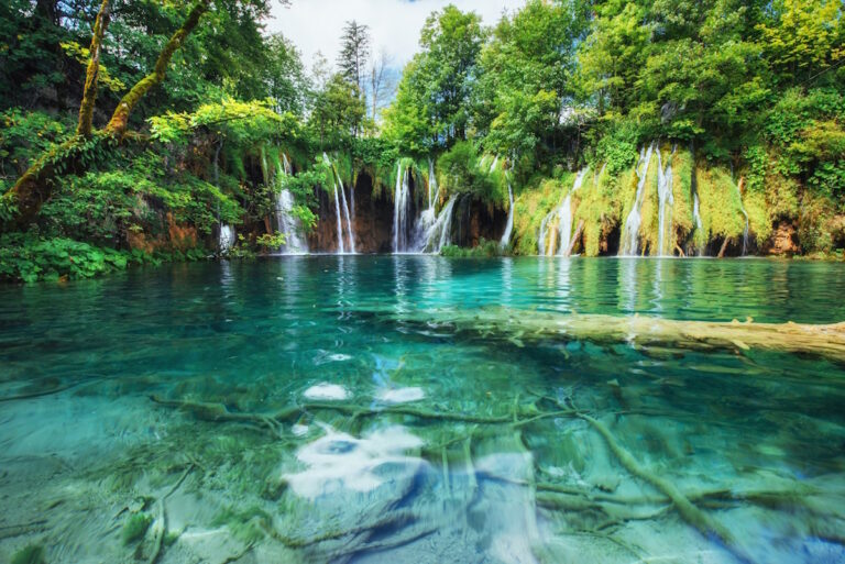 Waterfalls at Plitvice Lakes National Park