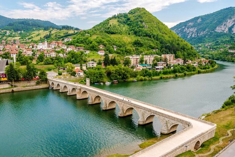 Mehmed Paša Sokolović Bridge in Višegrad, Bosnia and Herzegovina