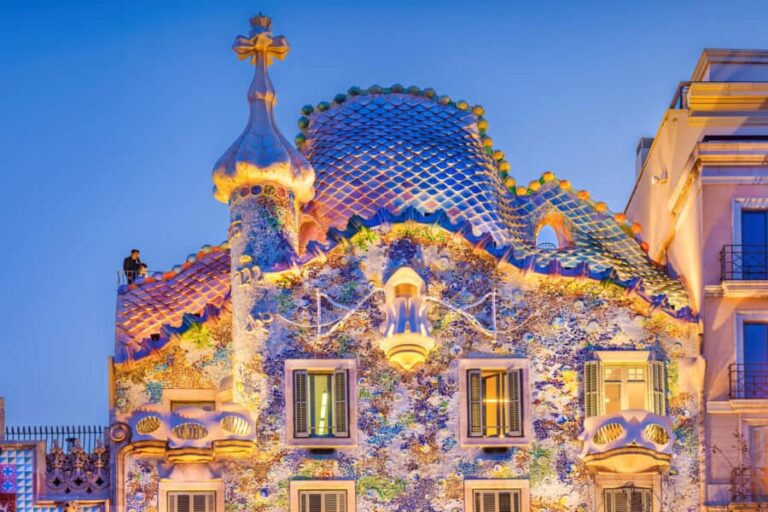 Casa Batlló in Barcelona designed by Gaudi