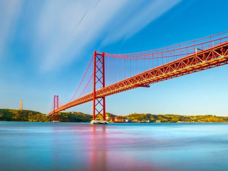 April 25 Bridge over the Tagus River in Lisbon