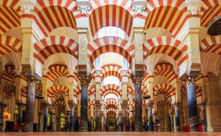 Interior arches of the Mosque-Cathedral of Córdoba