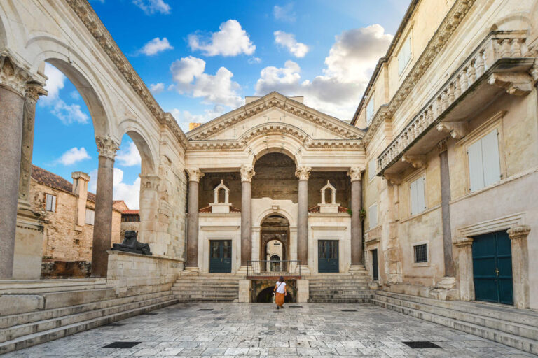 Diocletian's Palace in Split, Croatia