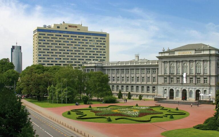 The Westin Hotel and Mimara Museum in Zagreb