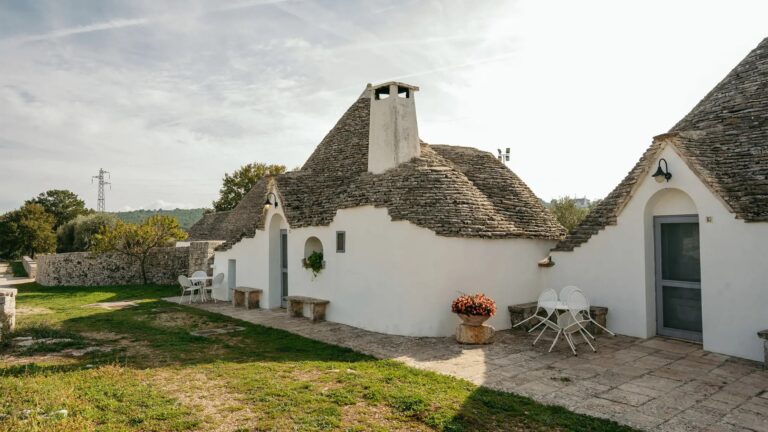 Traditional trulli houses in Alberobello, Italy