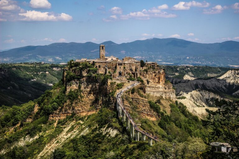 Civita di Bagnoregio hilltop town in Italy