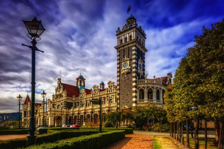 Dunedin Train Station on Day 11 in New Zealand