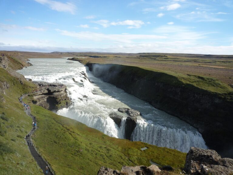 Gullfoss Waterfall in Iceland
