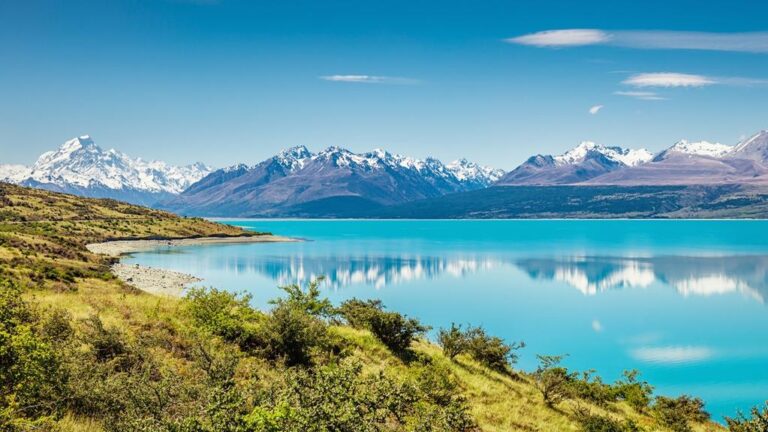 Lake Pukaki in New Zealand