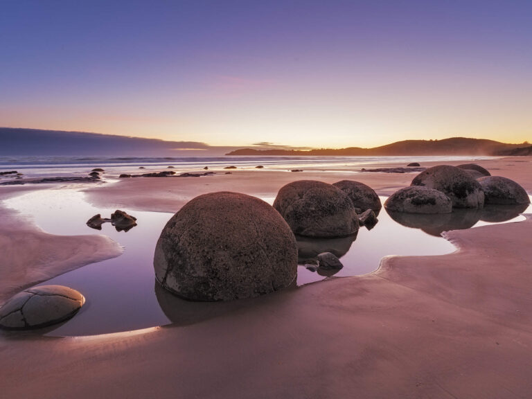 Moeraki Boulders in New Zealand