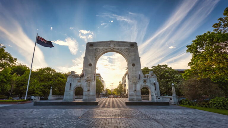 Bridge of Remembrance in New Zealand