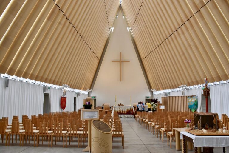 Cardboard Cathedral in New Zealand on Day 5