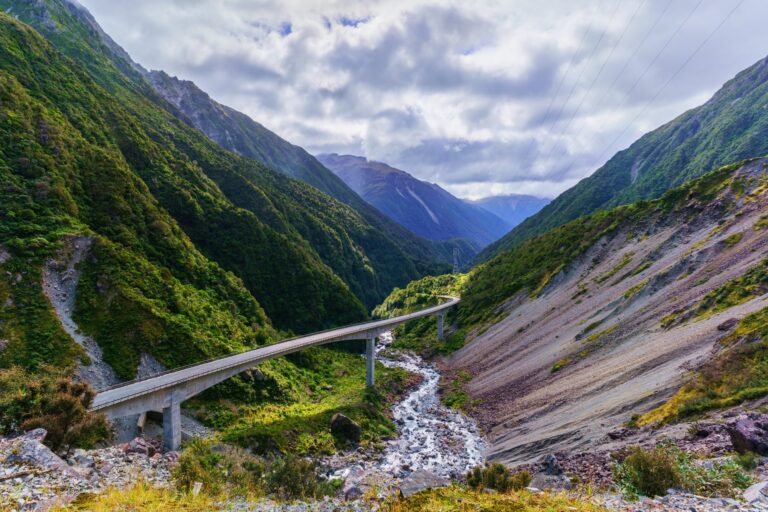 Arthur Pass National Park on Day 6 in New Zealand
