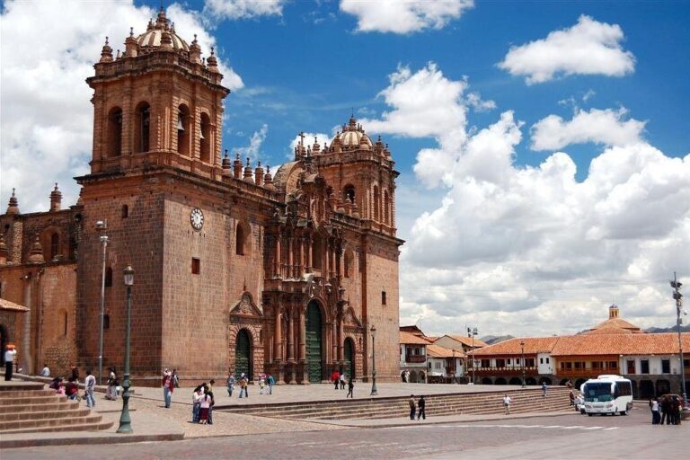 Historic Cuzco Cathedral in Plaza de Armas