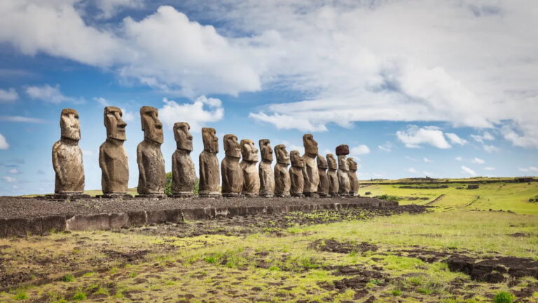 Moai statues on Easter Island