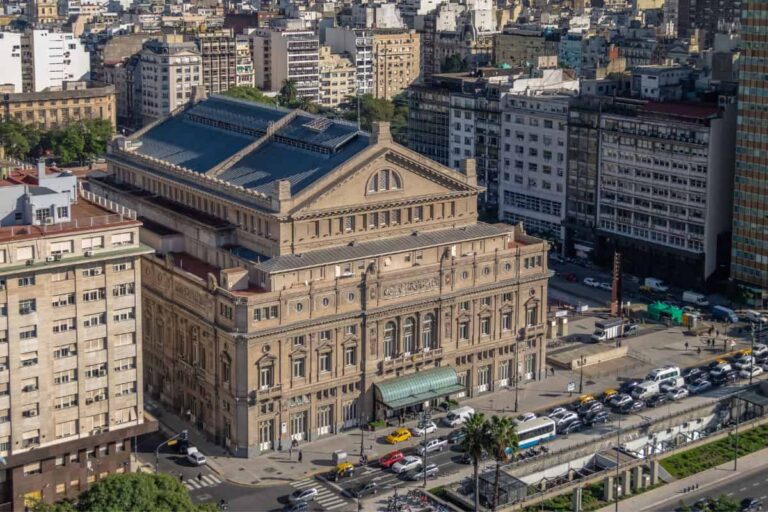 Teatro Colón in Buenos Aires cityscape