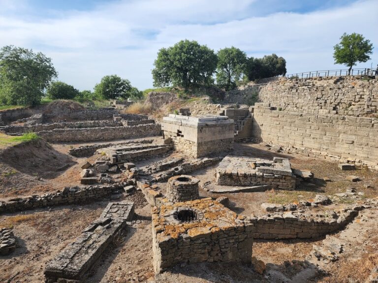 Ancient ruins of Troy, Turkey