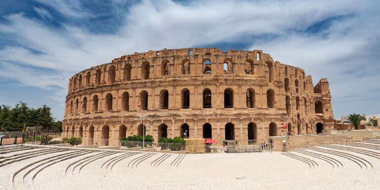 El Jem Amphitheater in Tunisia
